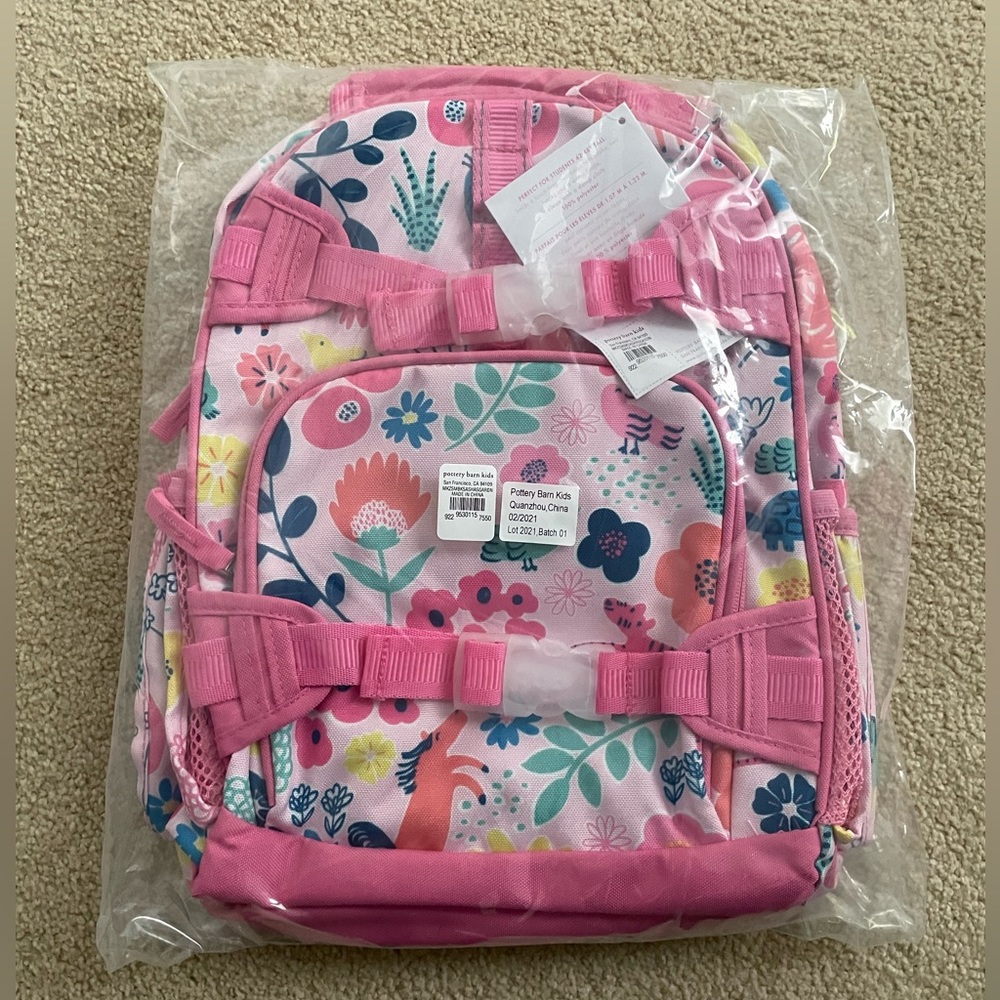 Brand new pottery barn kids small backpack